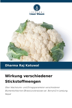 Paperback Wirkung verschiedener Stickstoffmengen [German] Book