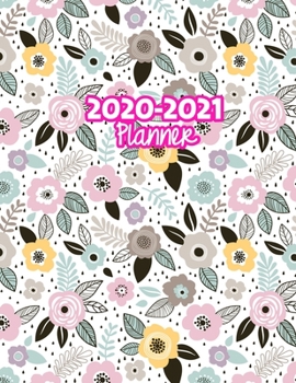 2020-2021 Planner: Two Year Calendar Organizer and Goal Journal | January 2020 - December 2021 Daily, Weekly and Monthly Planner Book with Back Sticker Expression Wall for 2 Years | Design Code 689918