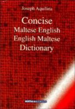 Paperback Concise Maltese-English English-Maltese Dictionary Book