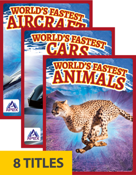Library Binding World's Fastest (Set of 8) Book