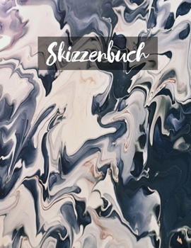 Skizzenbuch: Zeichenbuchleerstellen zum Skizzieren, Malen, Schreiben, Zeichnen, Kritzeln für Anfänger, Lerntiere, Alphabete. (German Edition)