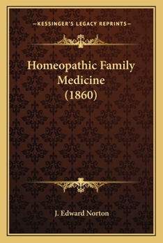 Paperback Homeopathic Family Medicine (1860) Book