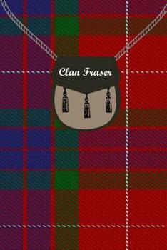 Paperback Clan Fraser Tartan Journal/Notebook Book