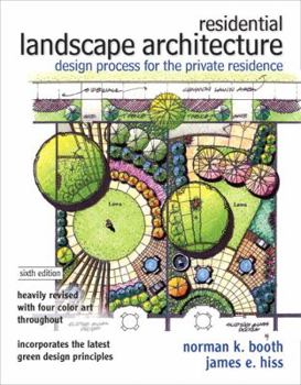 Hardcover Residential Landscape Architecture: Design Process for the Private Residence Book
