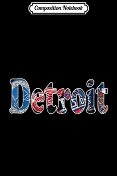 Composition Notebook: Detroit Proud Sports Fan  Journal/Notebook Blank Lined Ruled 6x9 100 Pages
