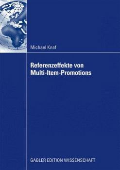 Paperback Referenzeffekte Von Multi-Item-Promotions [German] Book