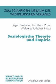 Paperback Soziologische Theorie Und Empirie [German] Book