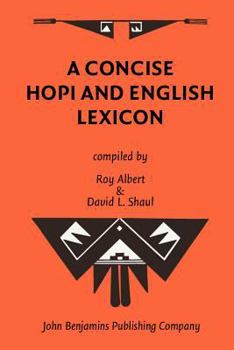Paperback A Concise Hopi and English Lexicon Book