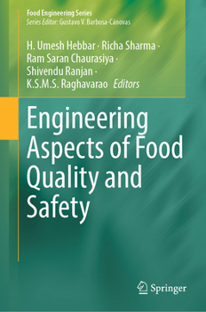 Hardcover Engineering Aspects of Food Quality and Safety Book