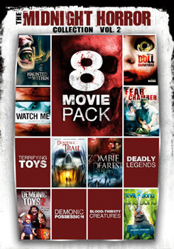 DVD 8 Movie Pack Midnight Horror Collection Volume 2 Book