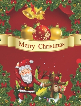 Merry Christmas: An Adult Coloring Book with Fun, Easy, and Relaxing Designs