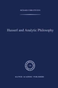 Paperback Husserl and Analytic Philosophy Book