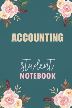 Paperback Accounting Student Notebook: Notebook Diary Journal for Accounting Major College Students University Supplies Book