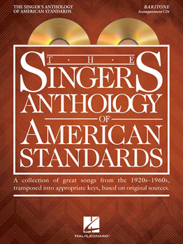 Paperback The Singer's Anthology of American Standards: Baritone Accompaniment CDs Book