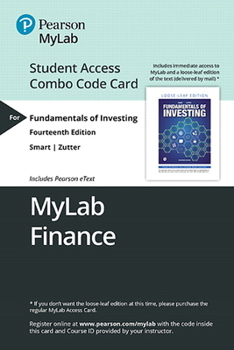 Mylab Finance with Pearson Etext -- Combo Access Card -- for Fundamentals of Investing