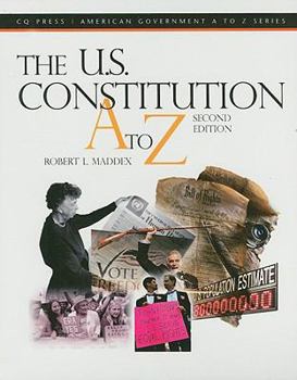Hardcover The U.S. Constitution A to Z Book