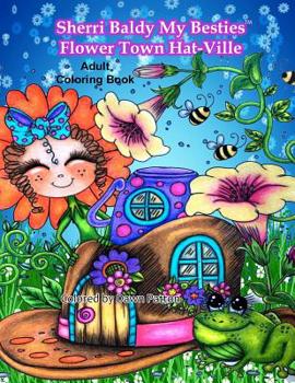 Paperback Sherri Baldy My Besties Flower Town Hat Ville Coloring Book