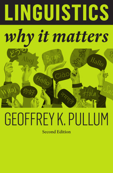 Hardcover Linguistics: Why It Matters Book