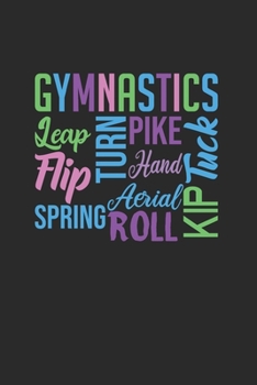 Paperback Gymnastics: Gymnastics Notebook, Graph Paper (6" x 9" - 120 pages) Sports Themed Notebook for Daily Journal, Diary, and Gift Book