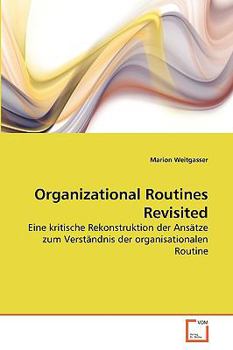 Paperback Organizational Routines Revisited [German] Book