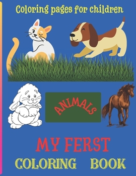 Paperback My First Coloring Book - Animals Book