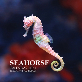 Paperback Seahorse Calendar 2021: 16 Month Calendar Book