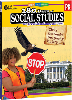 Paperback 180 Days(tm) Social Studies for Prekindergarten: Practice, Assess, Diagnose Book