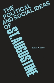 Paperback The Political and Social Ideas of Saint Augustine Book