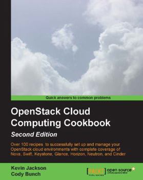 Paperback Openstack Cloud Computing Cookbook, Second Edition Book