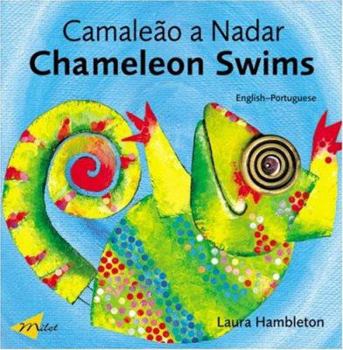 Board book Chameleon Swims (English-Portuguese) Book