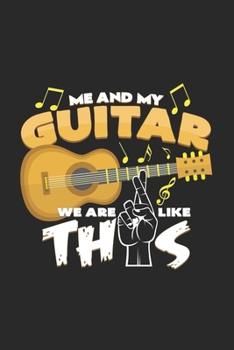 Paperback Me and my guitar: 6x9 Guitar - dotgrid - dot grid paper - notebook - notes Book
