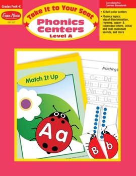 Paperback Phonics Centers Level A: EMC 3327 Book