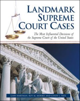 Paperback Landmark Supreme Court Cases: The Most Influential Decisions of the Supreme Court of the United States Book