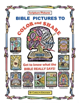 Paperback Bible Pictures to Color and Share Book