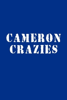 Paperback Cameron Crazies: Notebook For Basketball Fans. Notepad Journal For Taking Notes In Class Or At Work. 6 x 9 Inch Lined College Ruled Not Book