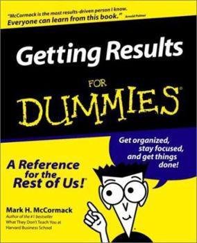 Paperback Getting Results for Dummies. Book