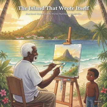Paperback The Island That Wrote Itself: Poet Derek Walcott and the Words That Kept a World Alive Book