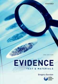 Paperback Evidence: Text & Materials Book