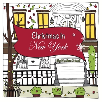Paperback Christmas in New York: Coloring Book