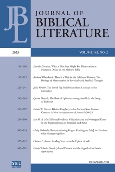 Paperback Journal of Biblical Literature 142.2 (2023) Book