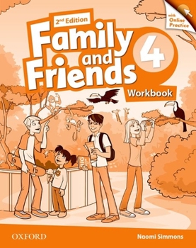 Paperback Family & Friends 2E: 4 Workbook & Online Practice Pack Book