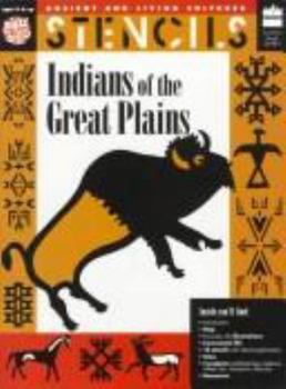 Paperback Indians of the Great Plains: Ancient and Living Cultures Stencil Book