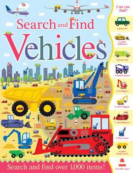 Paperback Search and Find Vehicles Book