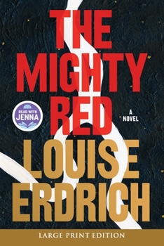 Paperback The Mighty Red [Large Print] Book