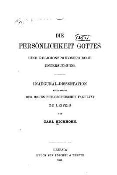 Paperback Die Persönlichkeit Gottes, Eine Religionsphilosophische Untersuchung [German] Book