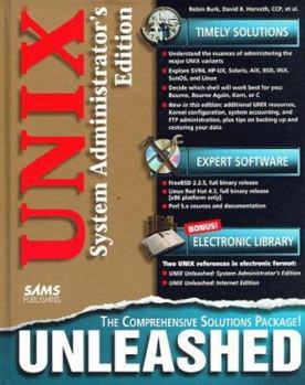 Hardcover UNIX Unleashed: System Administrator's Edition Book