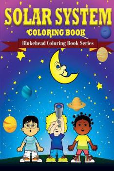Paperback Solar System Coloring Book [Large Print] Book