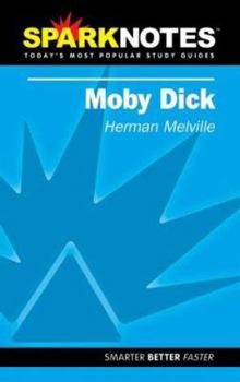 Paperback Moby Dick (Sparknotes Literature Guide) Book