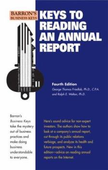 Paperback Keys to Reading an Annual Report Book