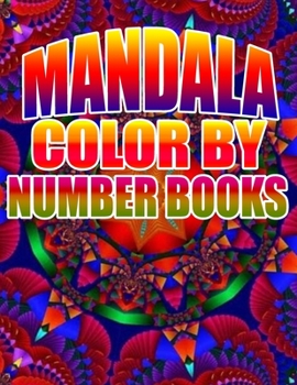 Paperback Mandala Color by Number Books: Kids and Adults Book